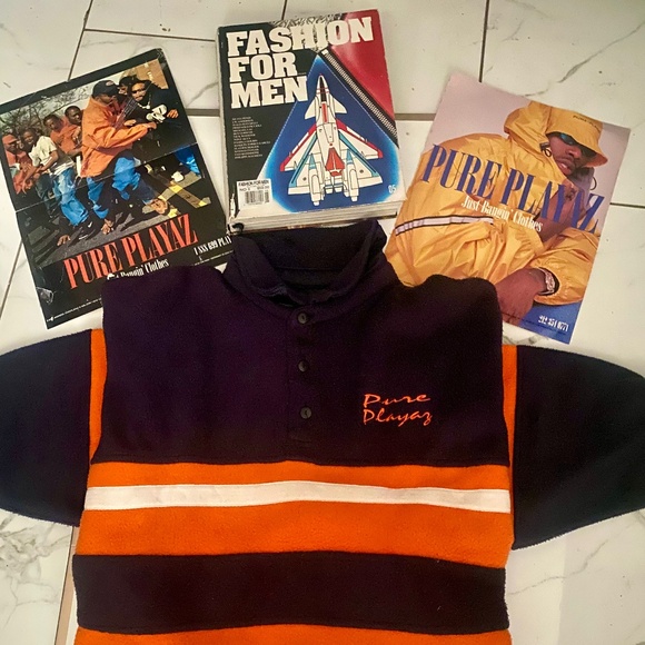 PURE PLAYAZ 90’s Vintage Bangin’ Fleece Sz 2X - Picture 1 of 12